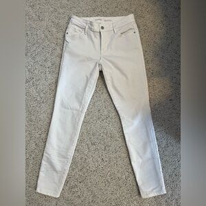 Old Navy white Rockstar jeans (size 4)